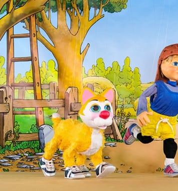 Les Jeux du Stade - spectacle de marionnettes pour enfants et familles