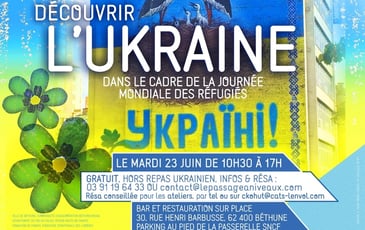 Découvrir l'Ukraine : projection, exposition et repas
