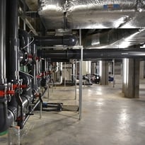 Visite des sous-sols du centre aquatique de Carvin