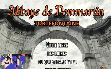 Visite du site de l'abbaye de Dommartin