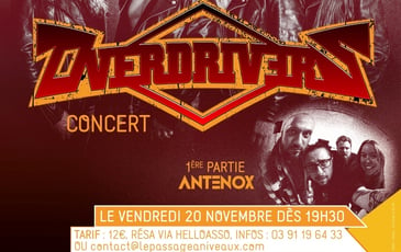 OVERDRIVERS + ANTENOX (1ère partie)