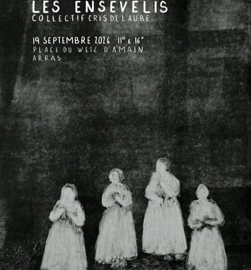 Spectacle déambulatoire "Carte Mémoire, les Ensevelis"