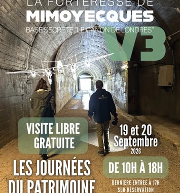 Visite guidée de la Forteresse de Mimoyecques base V3 de la seconde guerre mondiale