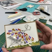 Atelier avec Knapfa (artiste plasticienne) : Médiathèque Saint-Laurent-Blangy