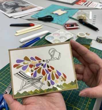Atelier avec Knapfa (artiste plasticienne) : Médiathèque Saint-Laurent-Blangy