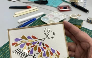 Atelier avec Knapfa (artiste plasticienne) : Médiathèque Saint-Laurent-Blangy
