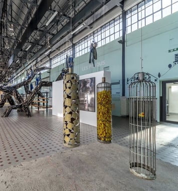 Exposition & installations au 9-9bis, site minier d'Oignies