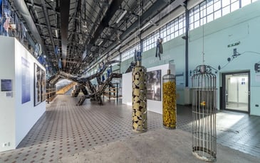Exposition & installations au 9-9bis, site minier d'Oignies