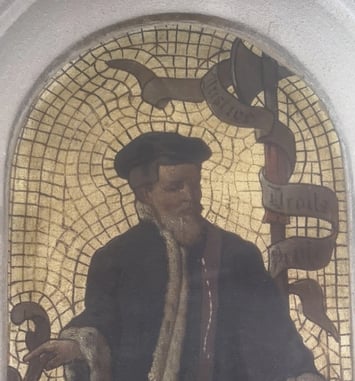 Mise en lumière de la salle des cheminées Prieuré Saint-André