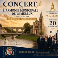 Concert de l'Harmonie Municipale de Wimereux dans l'église