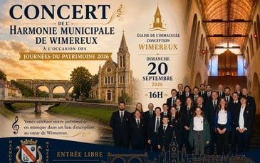 Concert de l'Harmonie Municipale de Wimereux dans l'église