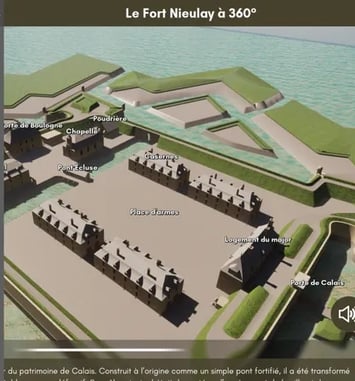 Explorez le Fort Nieulay en 3D