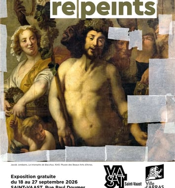 Sous les repeints exposition des oeuvres de Laurent Delecroix