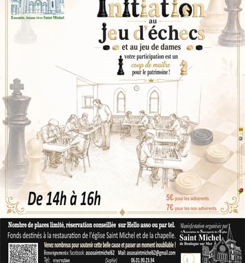 Initiation au jeu d’échecs et au jeu de dames