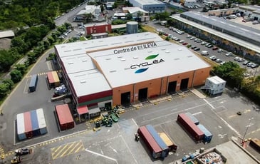 Visite guidée du centre de tri Ileva, Cycléa